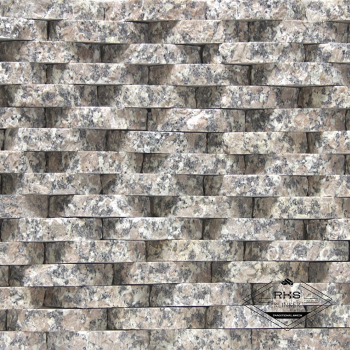 Фасадный камень Плетёнка — Гранит Южно-Султаевский в Липецке